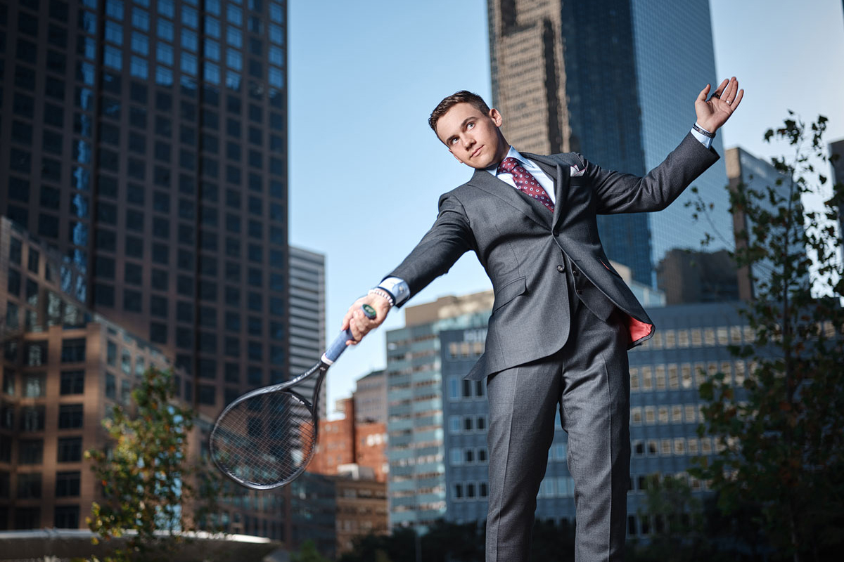 Ennis Senior picture ideas boys tennis in downtown dallas